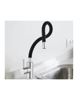 Гъвкав кухненски смесител с въртящ се чучур на 360 градуса